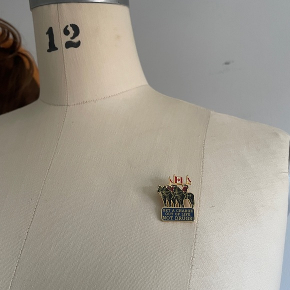 Vintage RCMP Anti-Drug Pin - Picture 2 of 4
